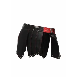 MOB Eroticwear Jupe homme Sm Roman Skirt Noire-Rouge